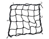 Boxer Tools Heavy-Duty 15 Cargo Net for Motorcycles, ATVs - Stretches to 30 (Black)