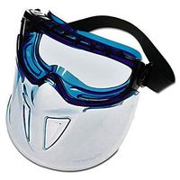 Jackson Safety V90 Shield Clear Anti Fog Lens Protection Goggle with Blue Frame