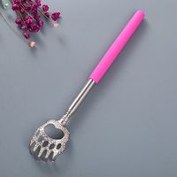 SSXY Bear Claw Back Scratcher, Extendable Back Scratchers with Rubber Grip for Itchy Relief,Rose Red