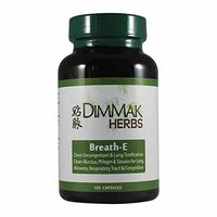 Breath-E Lung Tonic and Chest Decongestant by Dimmak Herbs | (100 Count) Lung Bronchial & Sinus Health with Respiratory Breathe Blend | Chinese Medicine Herbs & Healing Solutions – 650mg