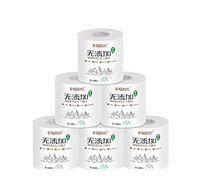Gooldu Soft & Strong Toilet Paper, 3-Ply Sheets Per Roll Soft Absorbent Tissues Paper Tissues Household Eco-Friendly Biodegradable & Sustainable Roll Paper Towels Silky Paper Towels Tissue (6 roll)