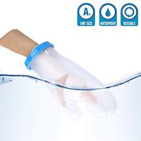 Kids Hand Cast Cover - Spexc Seal Tight Waterproof Cast Protector for Shower Care Kit Keeps Casts Dry Premium Reusable Cast Bag Sleeve Bandage Protectors Used for Surgery/Wound/Burns of Hand
