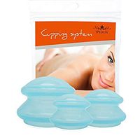 SPEQUIX Silicone Cupping Therapy Set (3 Sizes,3 Pieces) Anti-Slip Silicone Massage Cups Chinese Silicone Cups for Anti Cellulite, Increase Collagen,Weight Loss (Blue)