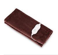 WE&ZHE Electric Blanket Warm Knee Heating Cushion, 3 Temperature Choice - Removable Wash Warm Blanket Home Office, Brown