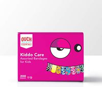 Ouch Essentials Kiddo Care - Kids Adhesive Bandages, Assorted Styles, 200 Ct