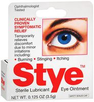 Stye Sterile Lubricant Eye Ointment - 0.125, Pack of 3