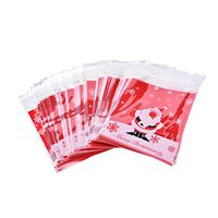 100 Pcs Self Adhesive Cookie Candy Package Gift Bags Cellophane for Birthday Christmas Supplies by DINGJIN