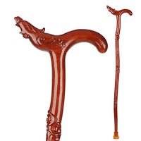 Walking stick Phoenix 38 Inch Wooden Decorative Canes Hand Carved Gifts for Men, Women, Grandpa, Grandma Handmade Fauay,B