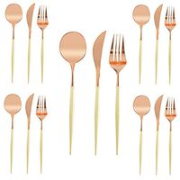 Party Plastic Cutlery, Plastic Silverware Set, Disposable Silverware Flatware Set, Fancy Party Utensils (Style R)