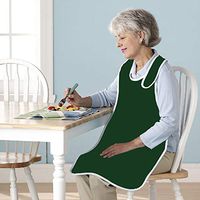 Sammons Preston Waterproof Clothing Protector, Lightweight Adult Bib Keeps Clothes Clean from Legs to Neck for Elderly, Disabled, and Messy Eaters, Long Apron with Velcro Strap, Guards Against Spills