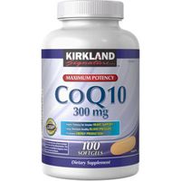 Kirkland Signature COQ10 100 Softgels, 300 mg ( GreatPackage Pack of 300 Count Total)