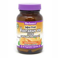 Blue Bonnet Super Fruit Extra Strength Cantaloupe Melon Fruit Extract 250IU Per Serving of SOD- 60 Vcaps