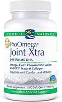 Nordic Naturals ProOmega Joint Xtra - Fish Oil, 540 mg EPA, 360 mg DHA, 1500 mg Glucosamine Sulfate, 40 mg UC-II Natural Collagen, Support for Joint Comfort and Mobility*, 90 Soft Gels