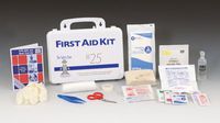 Safety Zone Plastic Office First Aid Kit - 25 Person (1 Kit) - AB-266-6-29