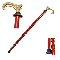 Nautical World Wooden Walking Stick Cane with Derby Brass Handle Brass Handle Unisex Cane, Affordable Gift Decorative Walking Cane Fashion Statement for Men/Women/Seniors/Grandparents! Item New Year