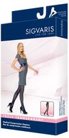 Sigvaris Truly Transparent Pantyhose 20-30mmHg Closed Toe Short Length, Small Short, Black Mist