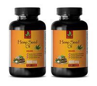 Anxiety Relief Supplements - Hemp Oil Pills for Anxiety - Hemp Seed Capsules Oil - 2 Bottles 240 Liquid Capsules