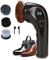 Electric Shoe Polisher Handheld Shoe Shine Kit, Electric Shoe Buffer Brush Shoe Shiner Dust Cleaner Portable Wireless Leather Care Kit for Shoes, Bags, Sofa (Shoe Polishers)