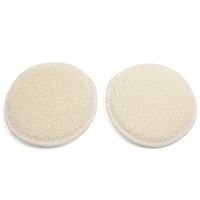 uxcell 2pcs Bath Shower Sponge Ramie Fibers Pads Deep-cleaning Relieve Itching Skin Massage Exfoliating Scrubber Brush