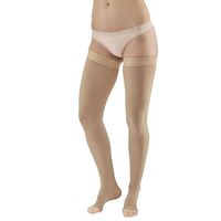 Ames Walker AW Style 292OT Luxury Opaque 20 30 OT Thigh Highs w/Band Beige MD