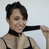 HANQ 3 Pcs Magnets Neck Brace Belt for Pain Relief Magnetic Therapy Tourmaline Thermal Self-Heating Neck Pad Neck Support Brace Protector Health-Care Item (Black) (Black)