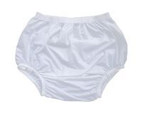 Haian Adult Incontinence Pull-on Plastic Pants 2 Pack (XX-Large, White)