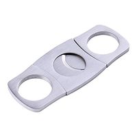 Bluesnow Stainless Steel Cigar Cutter Super Sharp Double Blades Guillotine Cutter