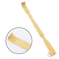 Itching Relief Stick,Back Tickler,Back Scratcher,Bamboo Wood Back Scratching Massager 47CM(Beige)