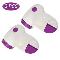 2PCS Depilator Quickly absorbs Fabric Yarns,removes Hair Debris Easily, Removable Portable Battery-Powered,for Sofas, Blankets, Curtains, Socks, Wool, Cashmere