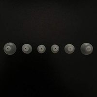 Jungle Care® Umbrella Shaped Comfortable CIC/ITC/ITE Silicon Ear Tip Domes, Could Fit a Par of RIC/RITE (Receiver in The Ear Canal) Models (Mixed (S+M+L) * 2pairs)