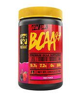 Mutant BCAA 9.7 Supplement BCAA Powder with Micronized Amino Energy Support Stack, 348g - Fruit Punch