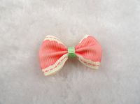 80 Pcs Satin Ribbon Bow Sewing/Wedding/Appliques Pick Color (Pink)