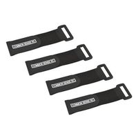 Common Sense RC 8" Hook & Loop Battery Strap, 4 Pack