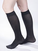 Allegro 15-20 mmHg Soft Microfiber Compression 250 Closed Toe Knee Highs