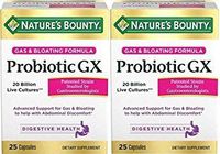 Nature's Bounty Probiotic GX, 25 Capsules (Pack of 2)