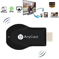 WiFi Display Dongle Receiver 1080P HDMI TV Stick Miracast Media Streamer for Phone Screen Mirroring to TV Support Miracast & Airplay & DLNA