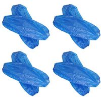 Exceart 200pcs Disposable Oversleeves Waterproof Arm Sleeves Covers with Elastic End for Hospital Medical Protective Equipment