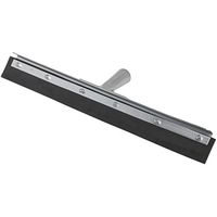 HUBERT Floor Squeegee Single Blade Black Rubber - 18"L