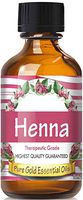 Pure Gold Henna Essential Oil, 100% Natural & Undiluted, 60ml
