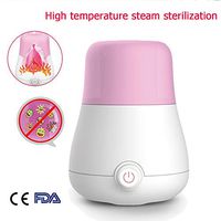 DNNAL Menstrual Cup Sterilizer, High-Temperature Steam Sterilization Portable Anti-Scalding One Button Control Steam Cleaner Menstrual Cup Cleaner
