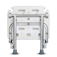 Caperp Bathroom Accessories Household Medical Folding Multi-Function Bath Chair Non-Slip Durable Bath Chair Elderly Pregnant Women Aluminum Shower Stool Portable Stool