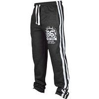 Startview Fashion Men's Sport Jogging Fitness Pant Casual Loose Sweatpants Drawstring Pant (Dark Grey, Small)