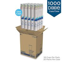 Dixie PerfecTouch 12 oz. Insulated Paper Hot Coffee Cup by GP PRO (Georgia-Pacific), Coffee Haze, 5342CD, 1,000 Count (50 Cups Per Sleeve, 20 Sleeves Per Case)