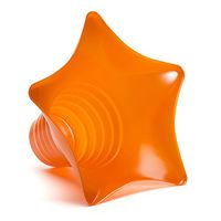 Shaved Ice Sno Cone Star Cups (6 OZ) 250 Count Orange