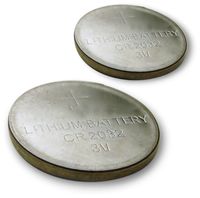 Good Times CR-2032 Lithium Button Style Battery for Watches and Small Electronics - 2 Pack