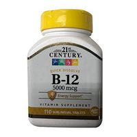 21st Century B12 5000mcg 110ct - 3 Bottles (3)