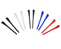 Honbay 5 Pairs Colorful Anti-slip Silicone Eyeglass End Tips Ear Sock Pieces Tube Eyewear Comfort Replacement Tips for Thin Metal Eyeglass Legs