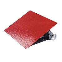 Height Adjustment Uphill Ramps, Car Motorcycle Truck Trolley Bicycle Mat- Store Factory Garage Ramps Damping Mute Pad Vehicle Ramps (Color : Red)