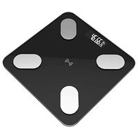 Luckya Weighing Scale Bluetooth Scale, Smart Digital Bathroom Weight Scale, High Precision Measurement Scales Max 180kg, Black