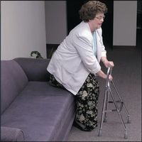 Adjustable Folding Hemi Walker